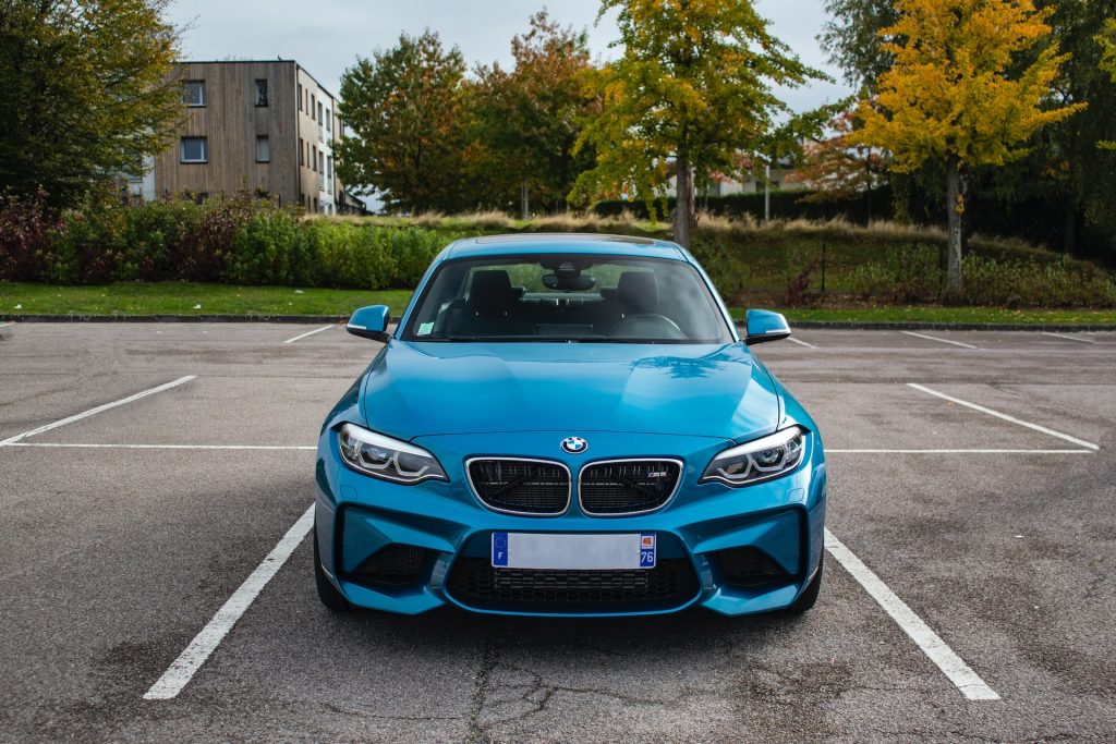 Luxury cars like this blue bmw used car for sale